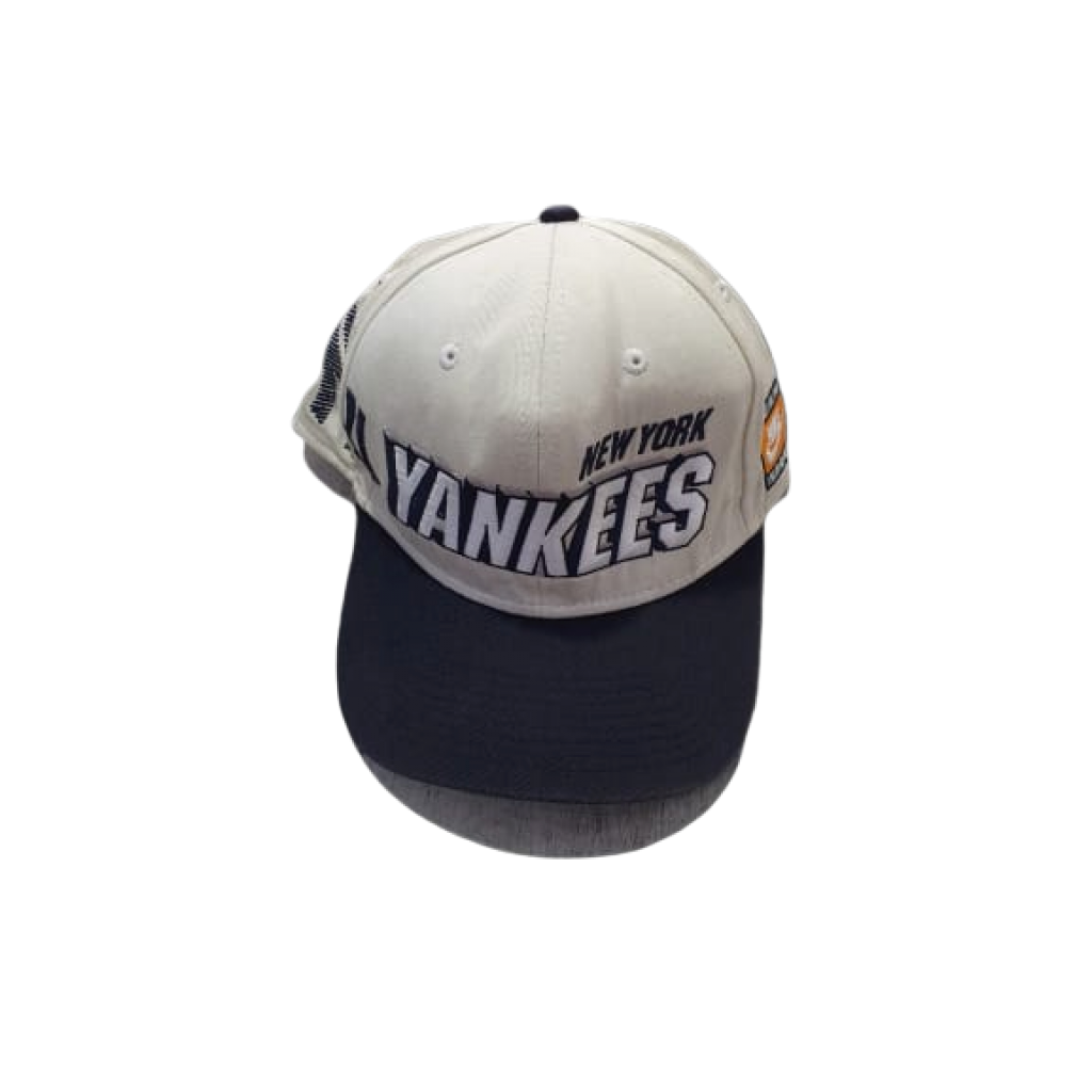 Vintage 1990 MLB New York Yankees Snap Back Hat by Youbetterfly